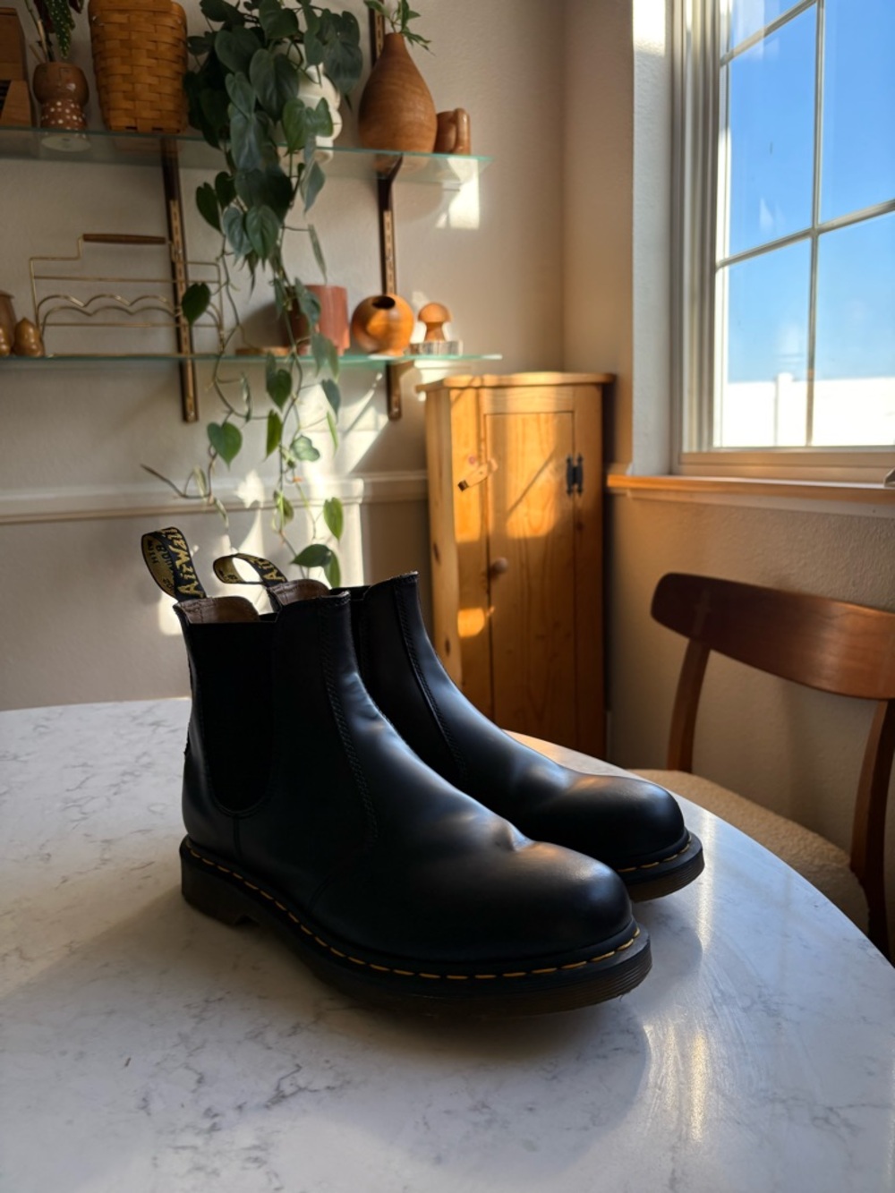Dr. Martens Black Chukka Boots with Yellow Stitching - Picture 13 of 13